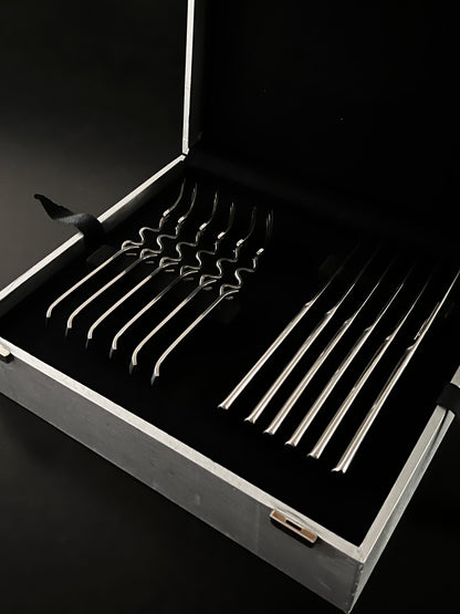 Couverts "Scupltura", Lino Sabattini, Rosenthal, 80s