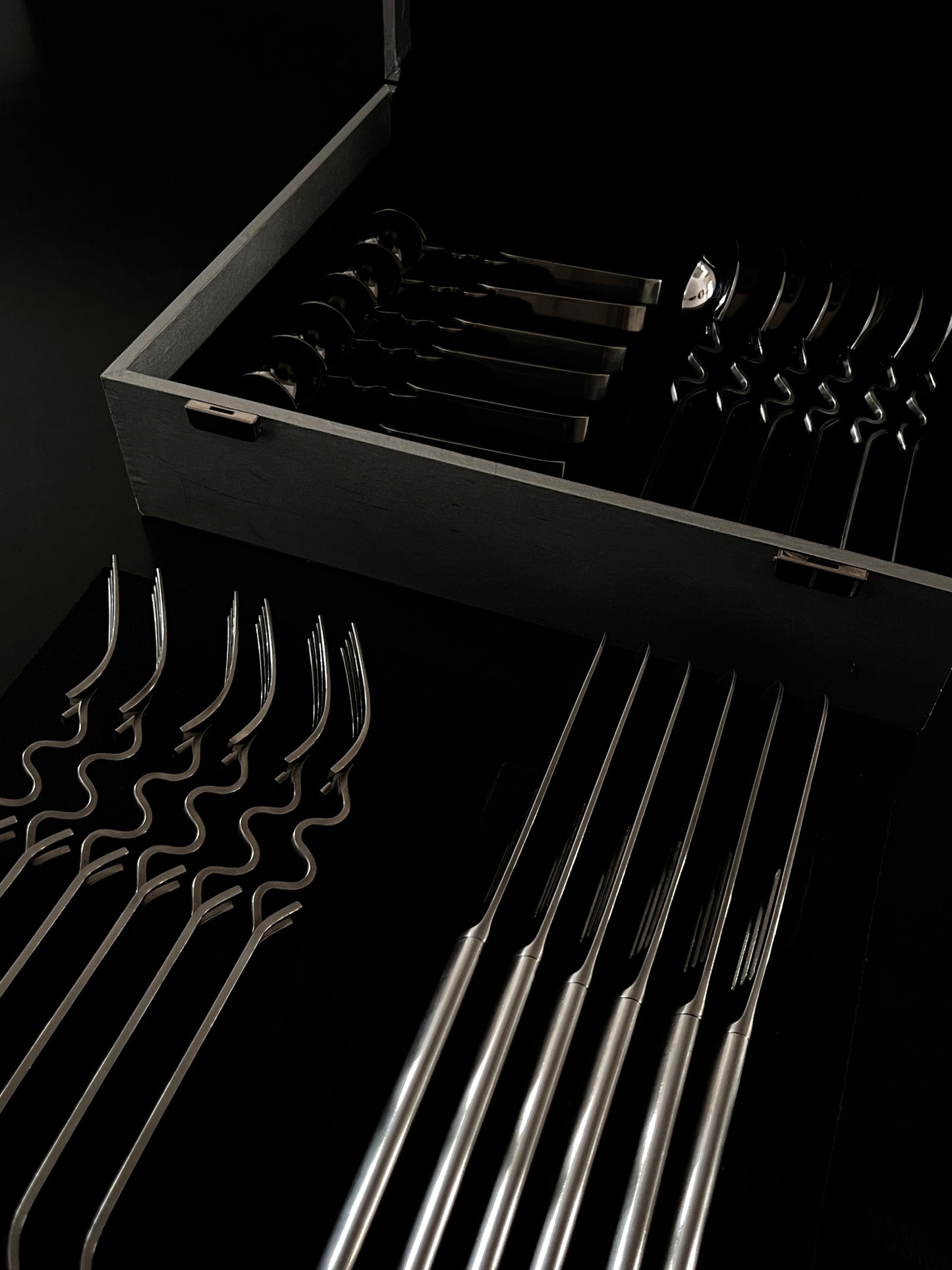 Couverts "Scupltura", Lino Sabattini, Rosenthal, 80s