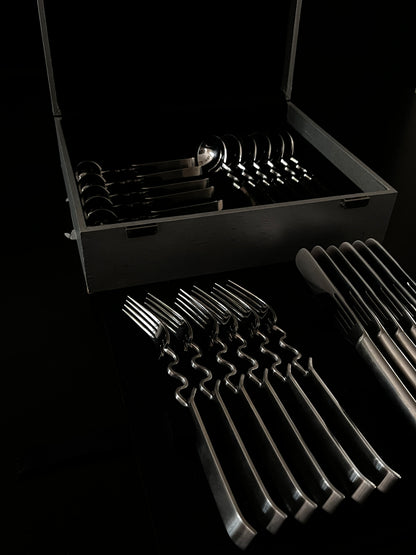 Couverts "Scupltura", Lino Sabattini, Rosenthal, 80s