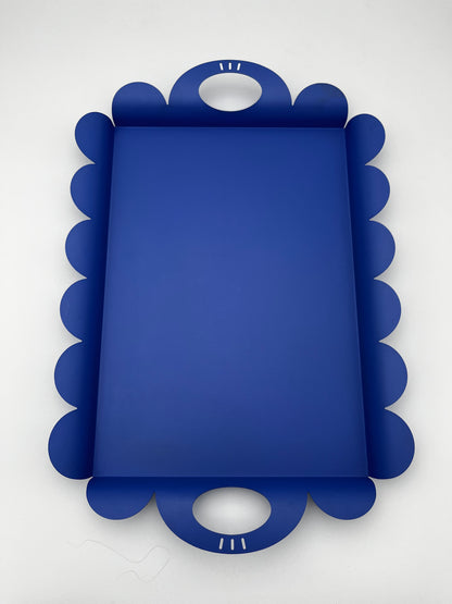 Plateau bleu 'Recinto', Alessandro Mendini pour Alessi, Italy, 2000s
