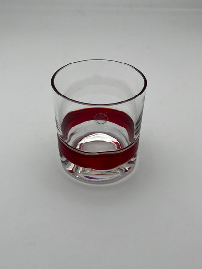 Verres à Whisky, verre de murano, 'Ambrosia' Salviati, Italie, 70s