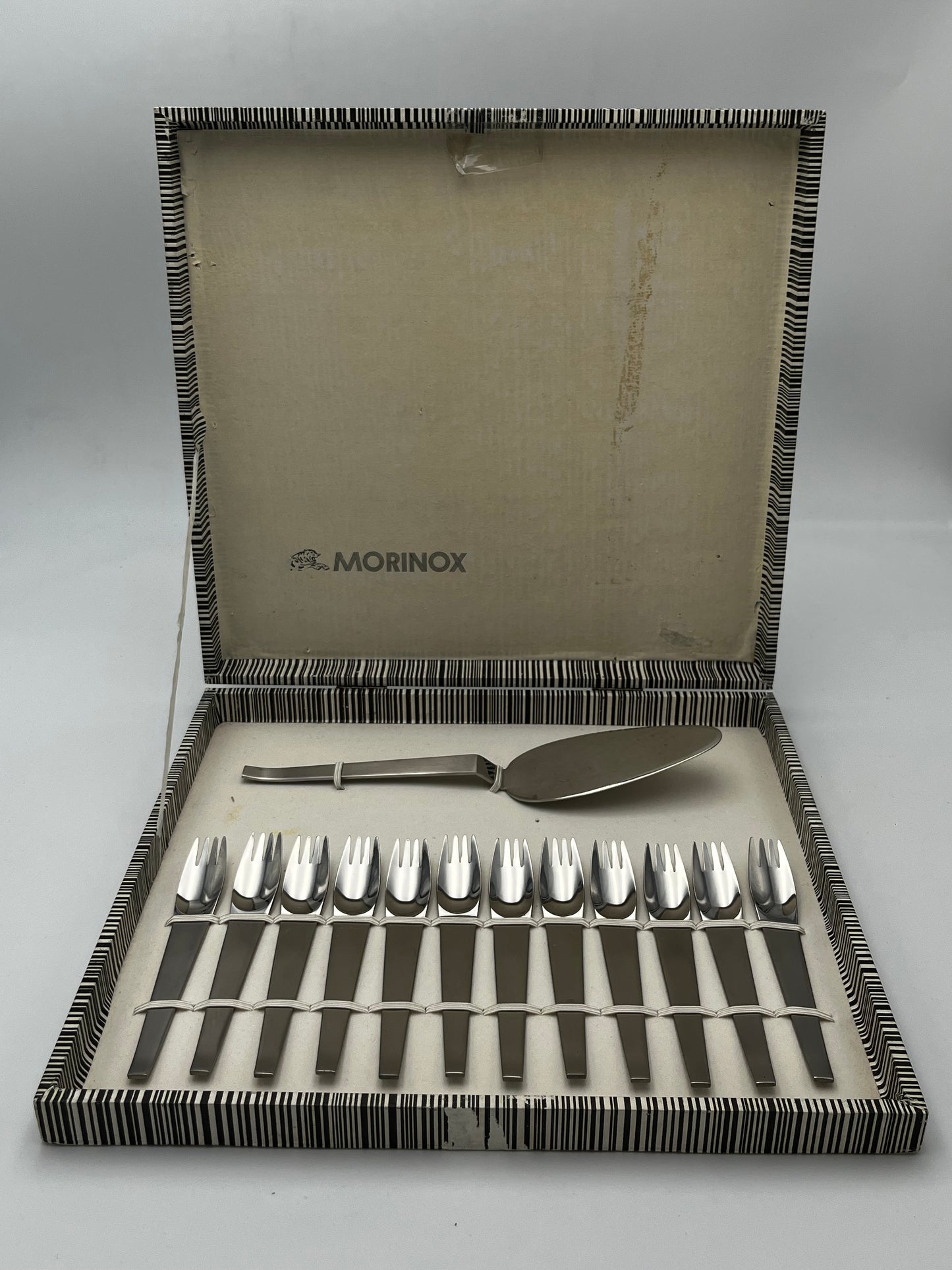 Set de Fourchettes à Dessert 13 pièces Morinox, C. Auböck, Italie, 50s