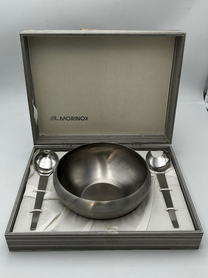 Set Saladier 3 pièces Morinox by Carl Auböck, Italy, 50s