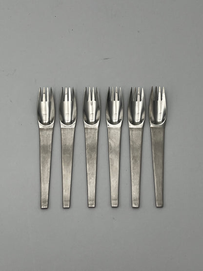 Set Couverts à Tarte Morinox, Carl Aubock, Italie, 50s