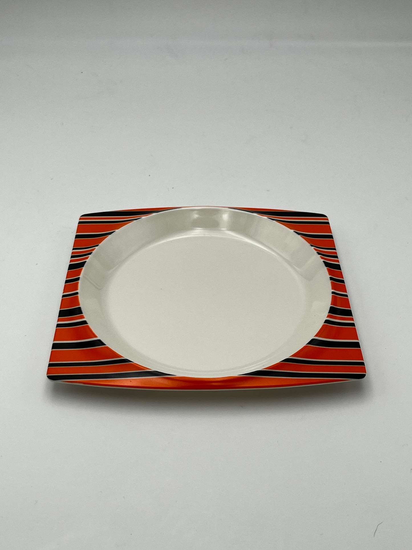 Assiettes à Rayures Ornamin, Slany, Finlande, 70s