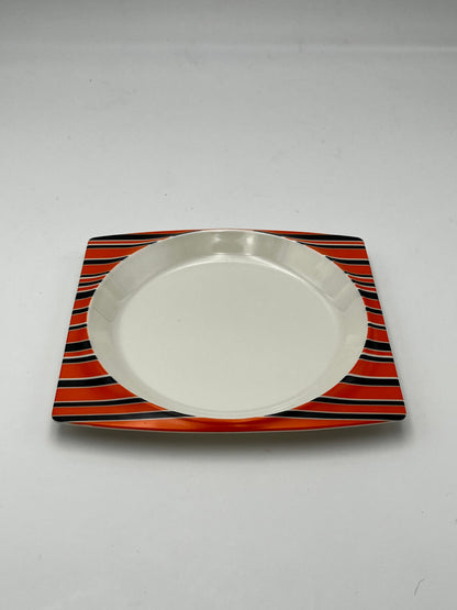 Assiettes à Rayures Ornamin, Slany, Finlande, 70s
