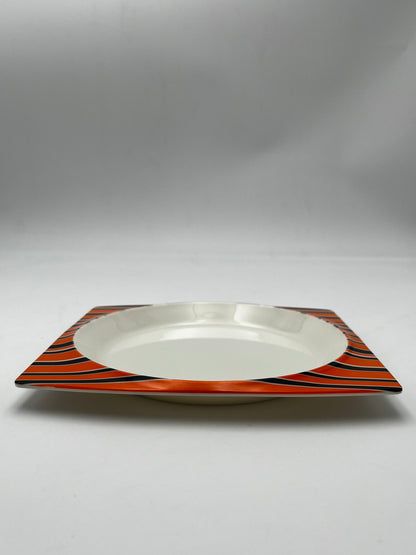 Assiettes à Rayures Ornamin, Slany, Finlande, 70s