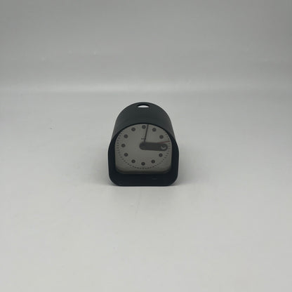 Horloge 'Optic' noire , Joe Colombo, Alessi, 70s