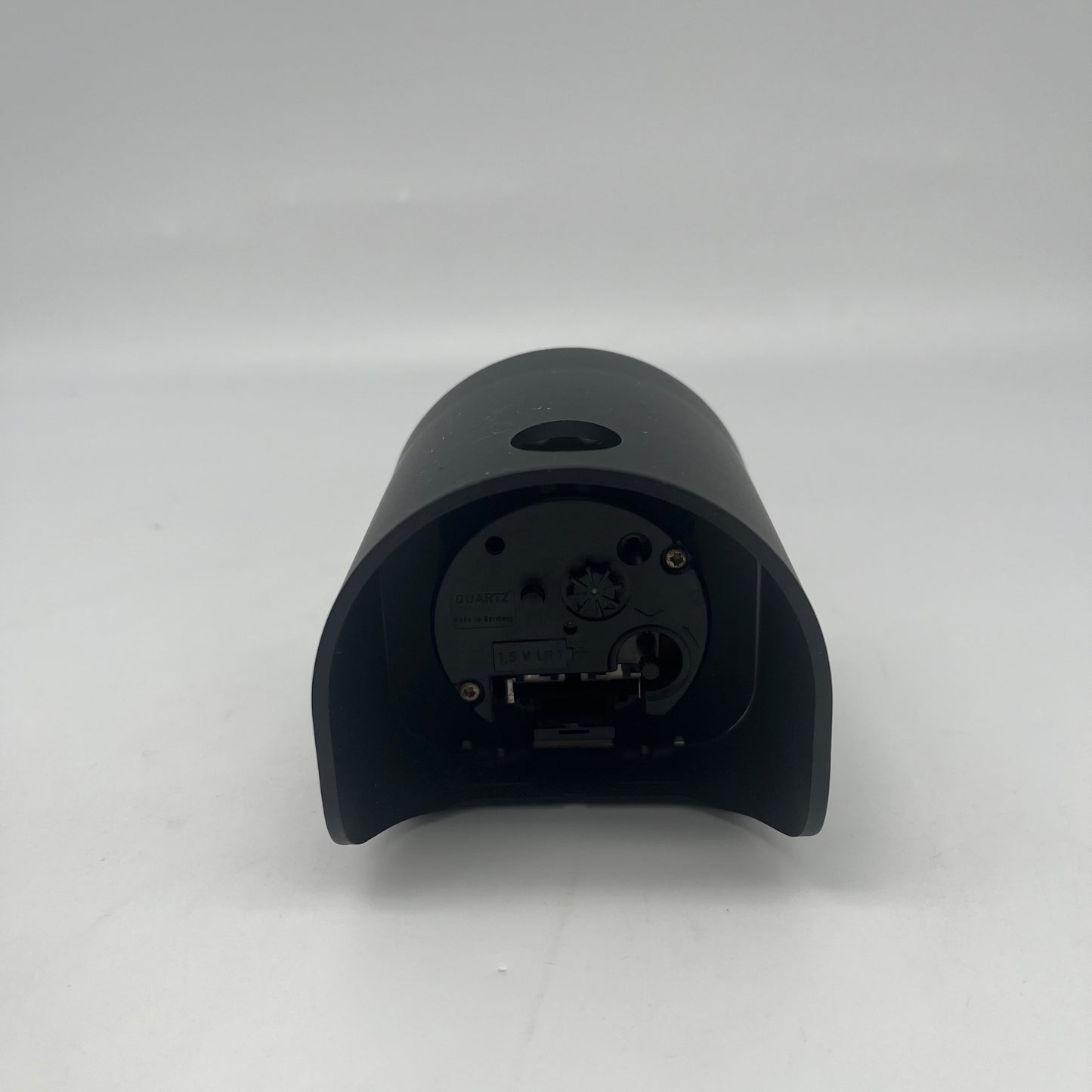 Horloge 'Optic' noire , Joe Colombo, Alessi, 70s