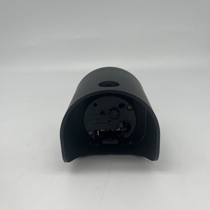 Horloge 'Optic' noire , Joe Colombo, Alessi, 70s