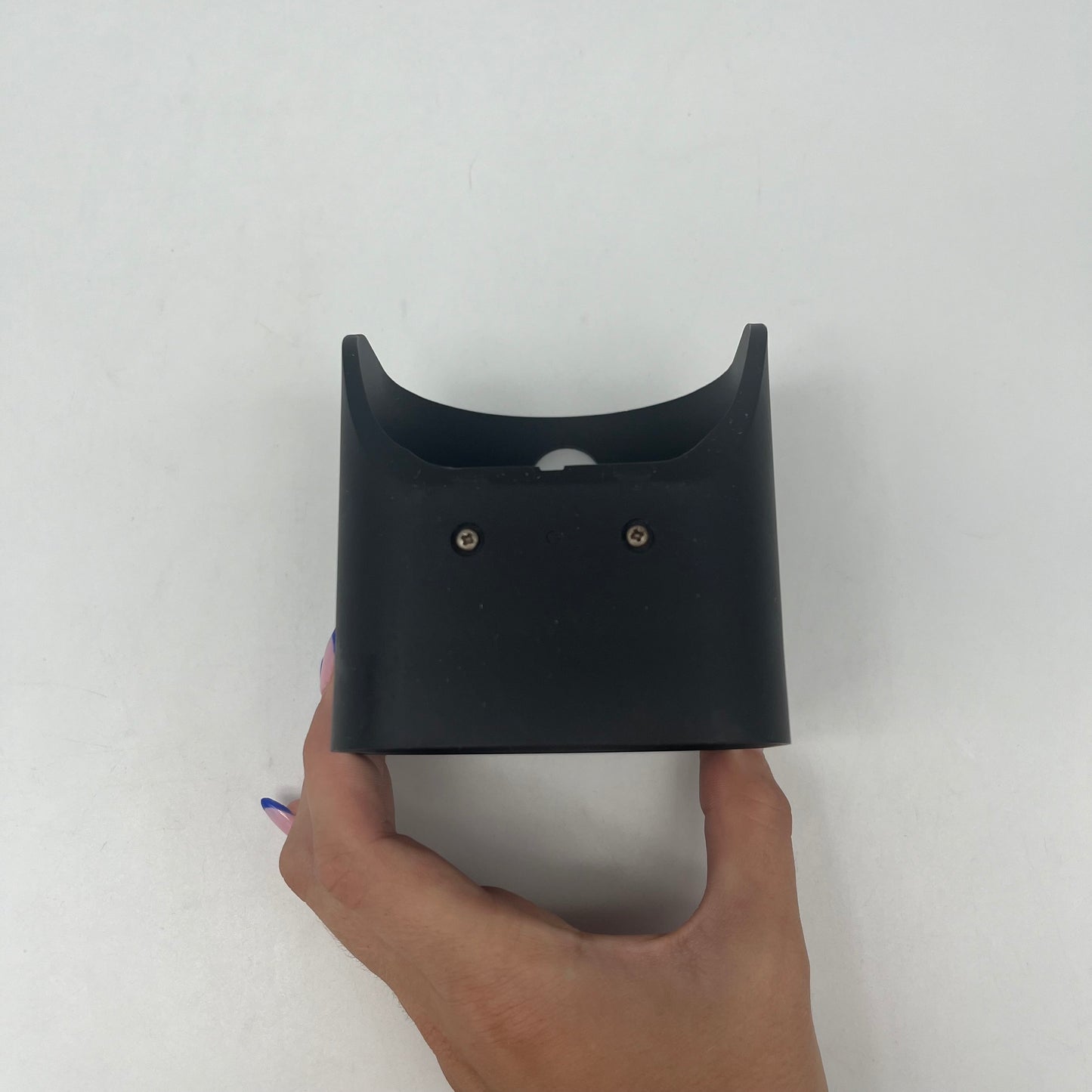 Horloge 'Optic' noire , Joe Colombo, Alessi, 70s