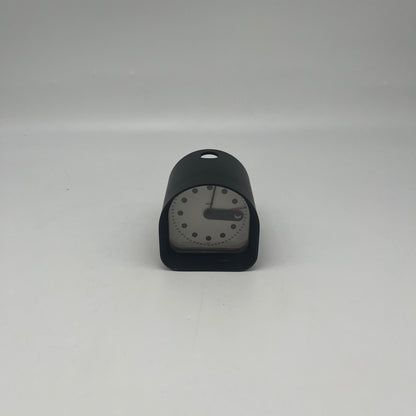 Horloge 'Optic' noire , Joe Colombo, Alessi, 70s