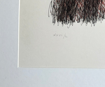 Lithographie de Raoul Ubac, Sillon, 80s